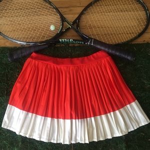 Adidas Stella McCartney tennis skirt red/white NEW